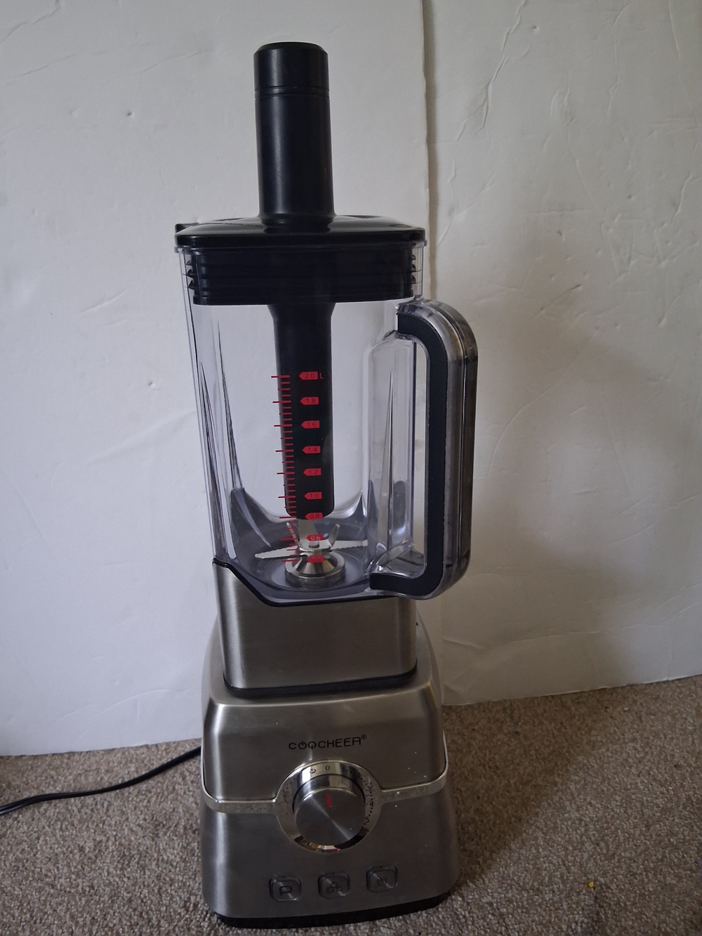COOCHEER Professional High Speed Blender - 1800W Countertop Smoothie Maker